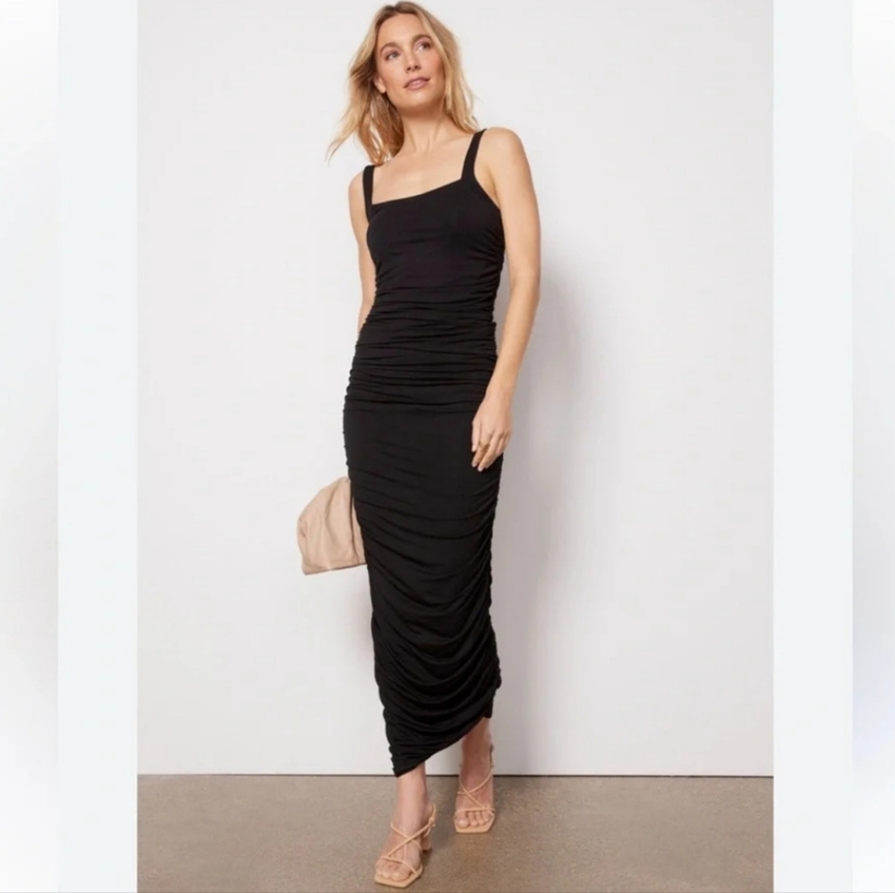 NWOT Good American Ruched Dress Size 3 (Large)